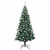 vidaXL &Aacute;rbol de Navidad Artificial Preiluminado Verde 240 cm