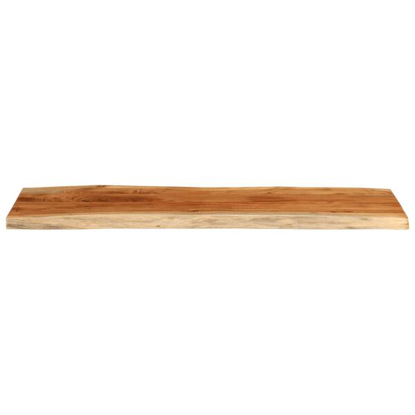 vidaXL Tablero rectangular madera de acacia borde vivo 120x40x3,8 cm