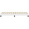 vidaXL Estructura de cama sin colchón cuero sintético blanco 100x200cm