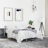 vidaXL Estructura de cama madera de ingenier&iacute;a y metal negro 120x190cm