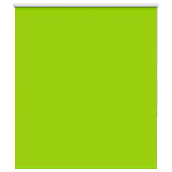 vidaXL Estor Enrollable Opaco hojas verde 130x130cm Tela Ancho 126,6cm