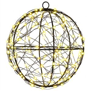 vidaXL Luz de adorno navide&ntilde;o 200 LED Blanco C&aacute;lido
