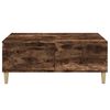 vidaXL Mesa de centro madera contrachapada roble ahumado 90x50x36,5 cm