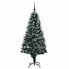 vidaXL Árbol de Navidad artificial Verde 180 cm PVC y Acero y Plástico