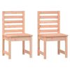 vidaXL Sillas de jard&iacute;n 2 uds madera abeto Douglas 50x48x91,5 cm