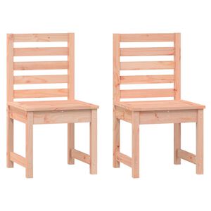 vidaXL Sillas de jard&iacute;n 2 uds madera abeto Douglas 50x48x91,5 cm