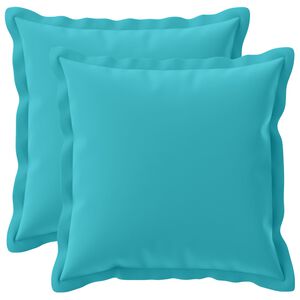 vidaXL Funda de almohada 2 uds. HOUTEN Tuquesa 30 x 30 cm Poli&eacute;ster