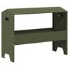 vidaXL Abrevadero para ganado Verde oliva 79 x 35 x 62 cm 15 kg