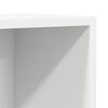 vidaXL TV de pared con madera contrachapada blanco 37x37x142,5 cm