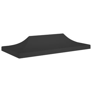 vidaXL Techo de carpa para celebraciones negro 6x3 m 270 g/m&sup2;