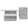 vidaXL Mesa Consola Gris Concreto 91,5 x 35 x 38,5 cm