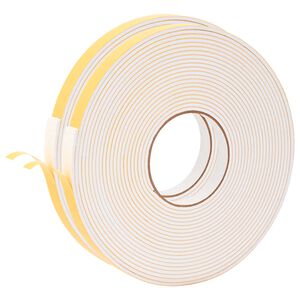 vidaXL Cinta de espuma autoadhesiva 2 uds. Blanco 15mm x 10m Espuma CR