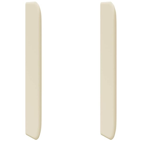 vidaXL Oreja de cabecero Crema 80 x 16 x 4 cm PVC