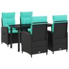 vidaXL Conjunto de Comedor de Jard&iacute;n 5 uds.