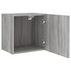 vidaXL Mueble TV de pared madera ingenier&iacute;a gris Sonoma 40,5x30x40 cm