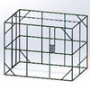 Aviario para Aves vidaXL Antracita 302x208x214 cm de Acero