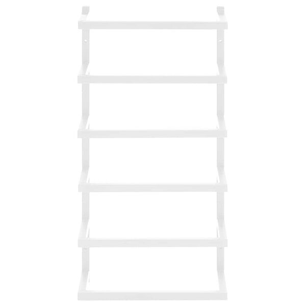 vidaXL Toallero de acero blanco 24x12x48 cm