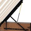 vidaXL Cama con almacenamiento y colch&oacute;n Taup&eacute; 100 x 200 cm