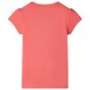 Camiseta infantil color coral 92