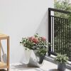 vidaXL Jardinera 2 pcs Plateado 30 x 30 x 30 cm Acero Galvanizado