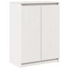 vidaXL Aparador madera maciza de pino blanco 60x36x84 cm
