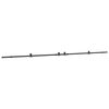 vidaXL Kit de herrajes para puertas correderas acero negro 427 cm