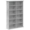 vidaXL Cabinet para CDs Gris Hormig&oacute;n 60 x 17 x 92 cm