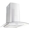 vidaXL Campana extractora de pared 60 cm acero inoxidable 756 m&sup3;/h LED