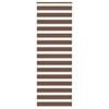 vidaXL Estor cebra marr&oacute;n 75x200 cm tejido ancho 70,9 cm poli&eacute;ster