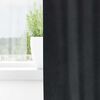 vidaXL Cortinas opacas 2 pcs Gris oscuro 140 x 225 cm Terciopelo