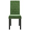 vidaXL Sillas de comedor 4 unidades terciopelo verde oscuro
