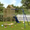 vidaXL Parque infantil de exterior madera de pino impregnada