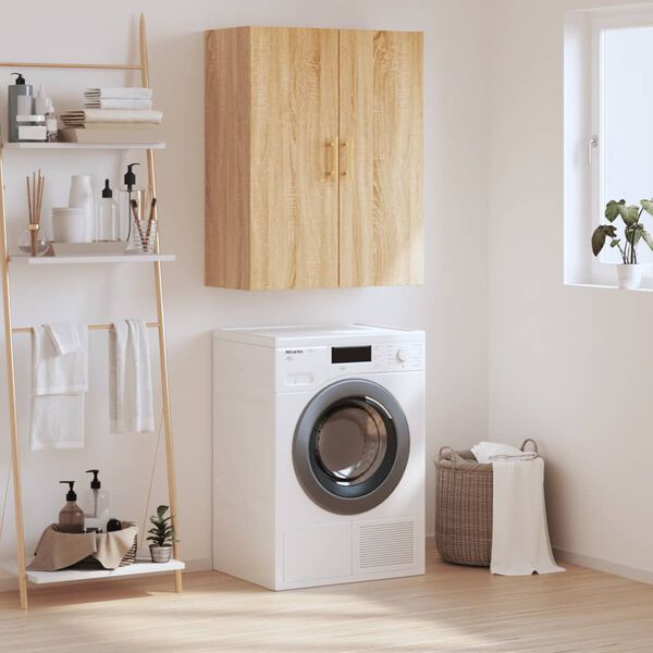 vidaXL Armario de pared roble Sonoma 69,5x34x90 cm