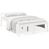 vidaXL Cama senior sin colch&oacute;n madera maciza de pino blanco 120x200 cm