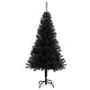 vidaXL &Aacute;rbol de Navidad con 150 LED con soporte Negro 120 cm PVC