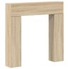 vidaXL Marco de chimenea Roble Sonoma 102 x 18 x 100,5 cm