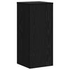 vidaXL Soporte de plantas 2 pcs Roble Negro 30 x 30 x 70 cm