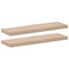 vidaXL Estantes flotantes 2 uds madera de ingenier&iacute;a 80x23,5x4 cm