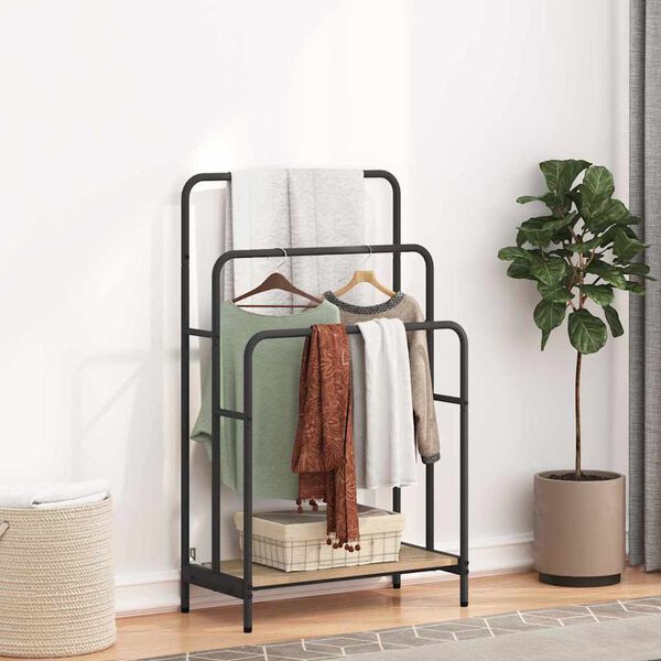 vidaXL Perchero Roble Sonoma 60 x 30 x 100,5 cm Madera de ingenier&iacute;a