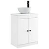 vidaXL Vanidad de ba&ntilde;o con lavabo Blanco 54 x 35 x 83 cm