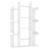vidaXL Estanter&iacute;a librer&iacute;a madera contrachapada blanco 86x25,5x140 cm