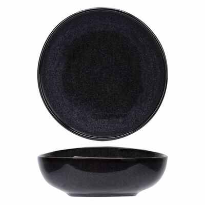 Cosy & Trendy for Professionals Cuenco Black Granite 4 uds negro Ø21cm