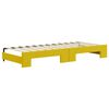vidaXL Sof&aacute; cama nido con cajones terciopelo amarillo 80x200 cm