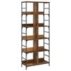 vidaXL Estante de libros 4 niveles 78,5 x 33 x 188,5 cm metal PB