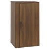 vidaXL Aparador de madera contrachapada marr&oacute;n roble 40x33x70 cm
