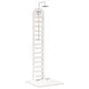 vidaXL Ducha exterior 223 cm Madera maciza de pino y acero inoxidable
