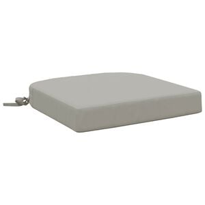 vidaXL Coj&iacute;n de asiento de 1 pieza SOEST 100% Poli&eacute;ster Gris