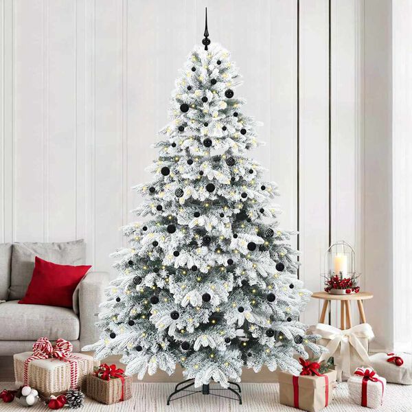vidaXL &Aacute;rbol de Navidad artificial con 300 LED 240 cm PE y PVC