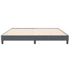 vidaXL Estructura de cama sin colch&oacute;n terciopelo gris oscuro 200x210cm