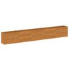 vidaXL Jardinera elevada 482x50x69 cm Acero Corten